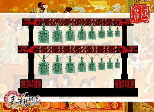 16件晉侯穌青銅編鐘，西周時期編鐘編磬